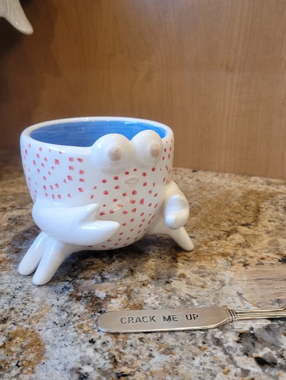 Mud Pie small crab serving bowl w/ spreader